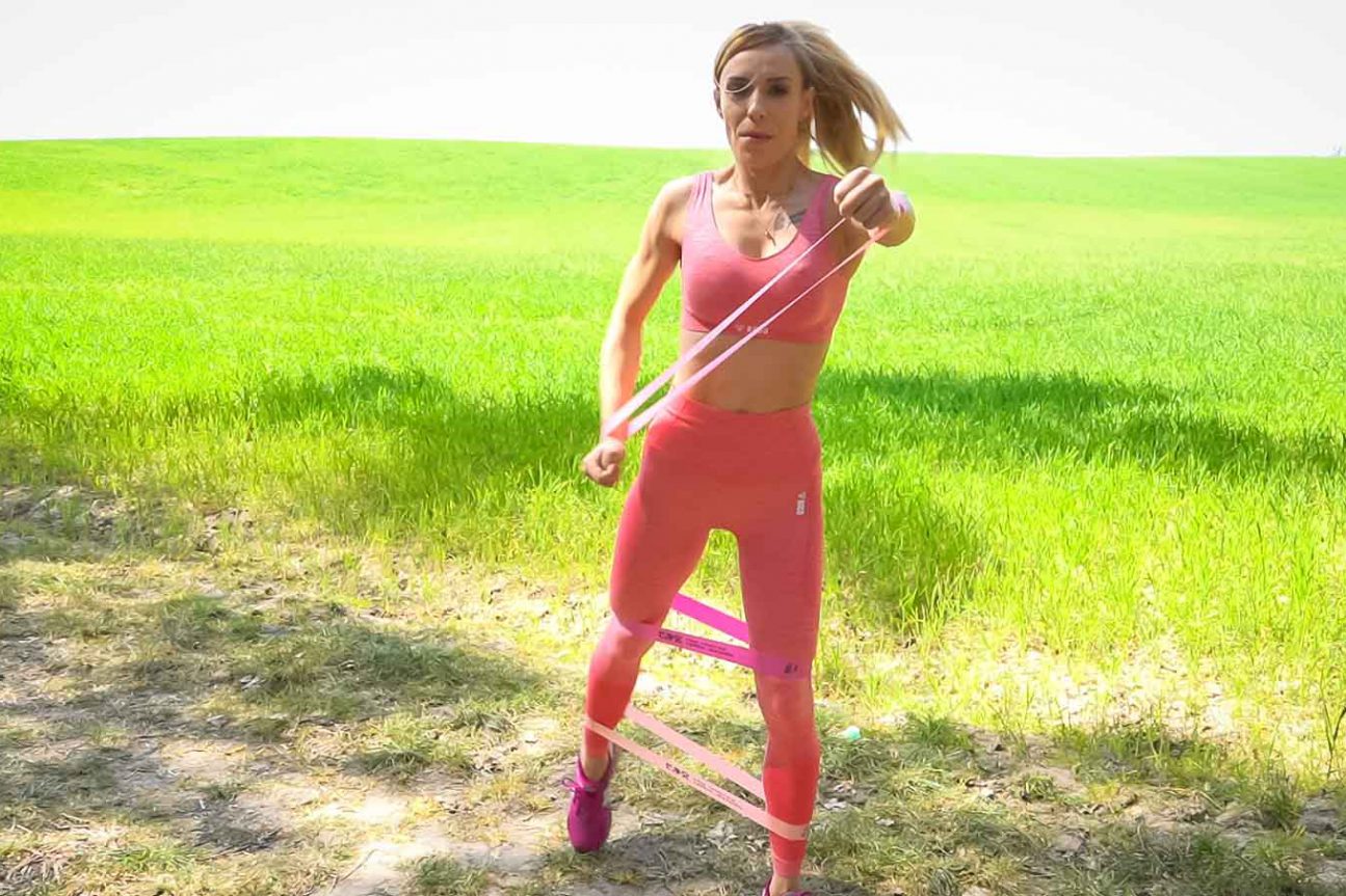 TRENING Z GUMAMI KWB #163 SLIM BODY BANDS