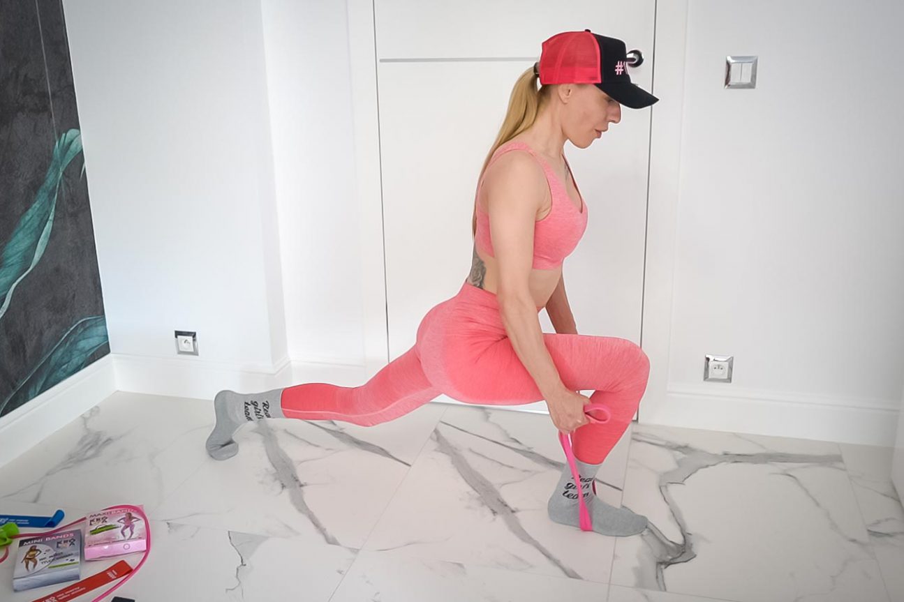 TRENING Z GUMAMI KWB #169 BANDS&SOCKS GLUTE WORKOUT