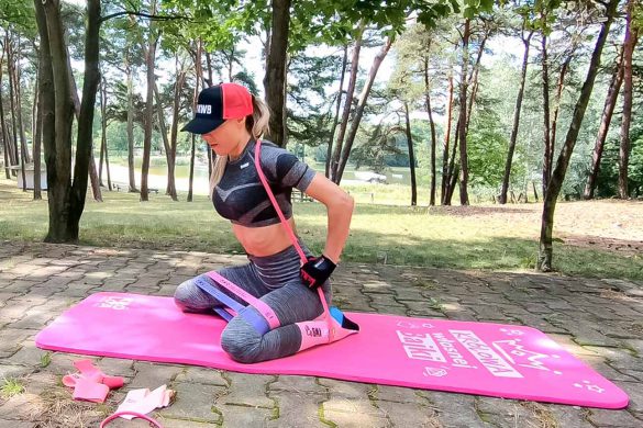 TRENING Z GUMAMI KWB #195 OUTDOOR BOOTY BANDS