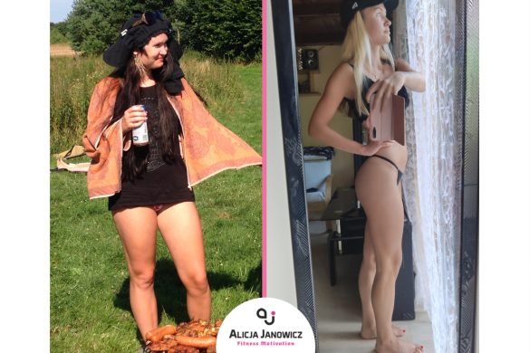 PRZEMIANA JUSTYNY – DIETA I ĆWICZENIA