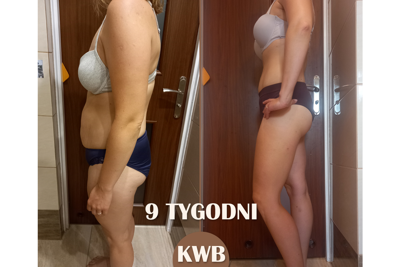 Przemiana w 9 tygodni z domowym planem treningowym