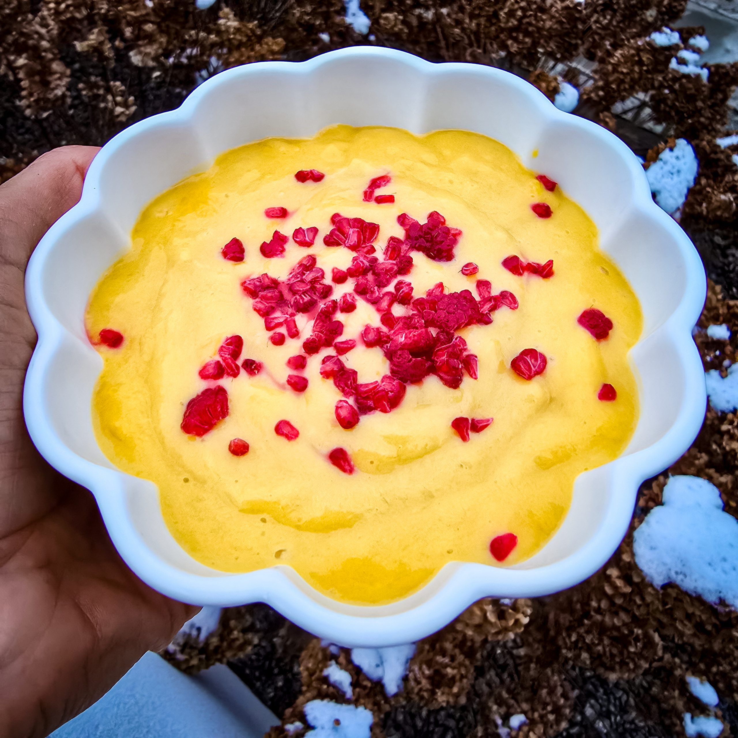 proteinowy krem mango z Iso Whey KWB